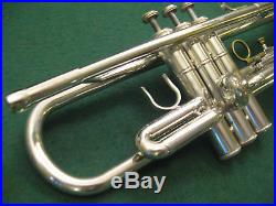 Jean Baptiste JTP-680S Trumpet, Silver Horn with Case and MP Refurbished