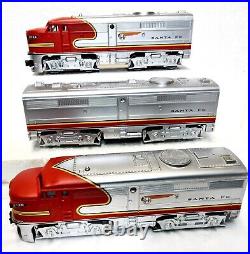 K-line Santa-Fe Alco A-B-A Diesel Engine Set with Dual Motors, Horn and Lights