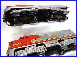 K-line Santa-Fe Alco A-B-A Diesel Engine Set with Dual Motors, Horn and Lights