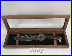 Kershaw Big Ram Horn Bowie Knife With Case
