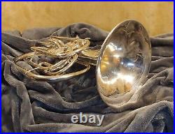 King 1122 Marching Bb French Horn in Good Condition Refurbished