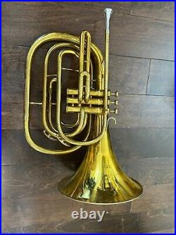 King 1122 Marching FRENCH HORN, WITH MOUTHPIECE