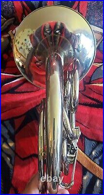 King Eroica 2270 Nickel Silver Double French Horn With Case Great Player