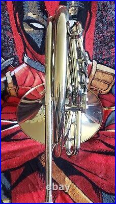 King Eroica 2270 Nickel Silver Double French Horn With Case Great Player