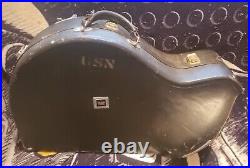King Eroica Usn U. S. A. Navy Horn Double French Horn With Case Great Player