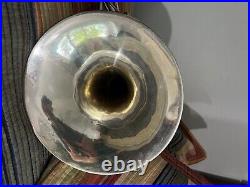 King H. N. White 1930s F Mellophone with E Flat Thumb Change Valve French Horn