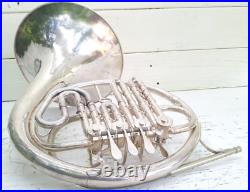 King Model 1158 Single Bb with slide to A French Horn Serial #445528 With Case