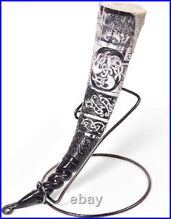 Limited Edition Norse Tradesman 50 cm Borre Style Viking Drinking Horn with