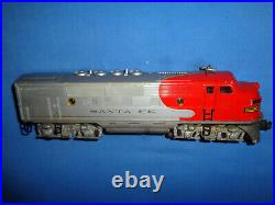 Lionel Postwar #2353 Santa Fe F3 Diesel Locomotive Dummy Unit with Horn