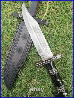 Lot Custom Handmade Hunting knife With Buffalo Horn Handle lot Bowie Knife