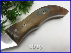 Louis Salvation Best Selling Handmade D2 Steel Hunting Axe With Ram Horn Handle