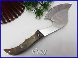 Louis Salvation Best Selling Handmade D2 Steel Hunting Axe With Ram Horn Handle