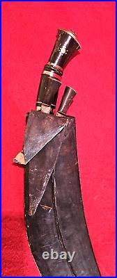 MASSIVE Vintage Kukri Knife Set with Sheath
