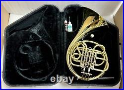 MINT JUPITER JHR-752 Single F French Horn with Case, Mouthpiece, Oil & Grease