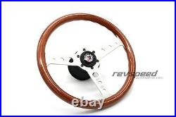 MOMO Indy Heritage Steering Wheel with Alpina Horn Button for BMW 5 6 E24 E28