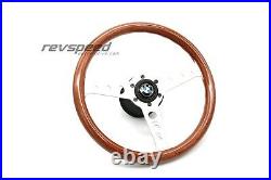 MOMO Indy Steering Wheel Heritage Wood with Horn Button for BMW 1500 1600 2002