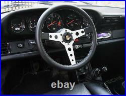 MOMO Prototipo Silver Steering Wheel Fits Porsche PRO35BK0S With Horn Button