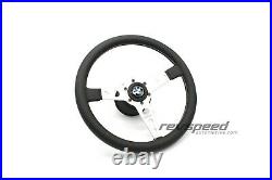 MOMO Prototipo Silver Steering Wheel Kit with Horn Button for BMW 5 6 E24 E28