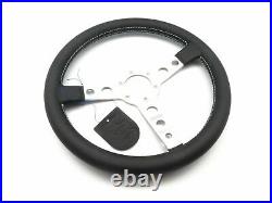 MOMO Prototipo Silver Steering Wheel Kit with Horn Button for BMW E9 E12 E21 E24