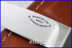 Marcus Lin Maker Knives Loveless Design Stiff Horn Knife