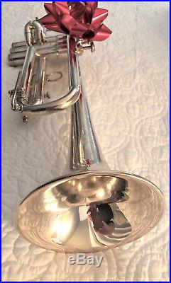 Martin Trumpet Lge Bore Committee #3 Beautiful Horn With Schilke Mouthpiece