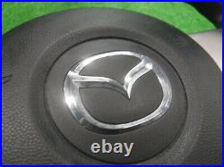 Mazda Demio De3Fs Genuine Steering Black Silver Made Of Urethane With Horn Pad