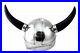 Medieval-VIKING-Helmet-Armor-With-Horn-SCA-LARP-Silver-Finish-Wearable-Helmet-01-nv