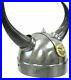 Medieval-VIKING-Helmet-Armor-With-Horn-SCA-LARP-Silver-Finish-Wearable-Helmet-01-ty