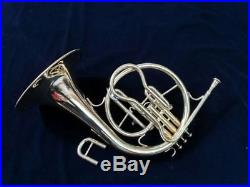 Mellophone Horn French Hon Look Made Of Pure Brass Chrome Polish With Extra Slid