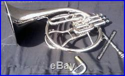 Mellophone (french Horn) In Bb Pitch With Extra Slide For F-tune+case+ Free Ship