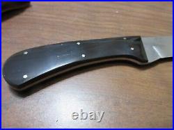 Moore Maker USA Full Tang 2101SP Fixed Blade Buffalo Horn Knife