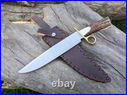 Movie Replica Tombstone Ring Guard Bowie Knife Ike/Billy Clanton Style