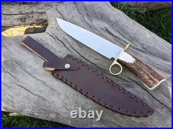 Movie Replica Tombstone Ring Guard Bowie Knife Ike/Billy Clanton Style