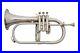 Music-World-Bb-Flat-Silver-Nickel-Flugel-Horn-With-Free-Hard-Case-Mouthpiece-01-di
