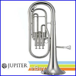 NEW Jupiter JAH700S Key of Eb Silver Plated Brass Body Alto Horn with Case