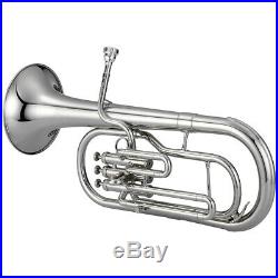 NEW Jupiter JAH700S Key of Eb Silver Plated Brass Body Alto Horn with Case