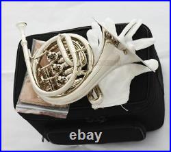 NEW Model Piccolo MiNi French Horn silver nickel Finish With Case