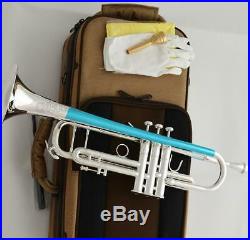 NEW Pro 805 TaiShan Silver Plated Trumpet Horn B-flat 4-7/8 Bell With Case