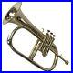 NEW-SILVER-Bb-FLAT-3-VALVE-FLUGEL-HORN-WITH-FREE-HARD-CASE-M-P-01-gvw