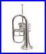 NEW-SILVER-NICKEL-PLATED-Bb-F-Fla-4-VALVE-FLUGEL-HORN-WITH-FREE-CASE-M-P-01-lca