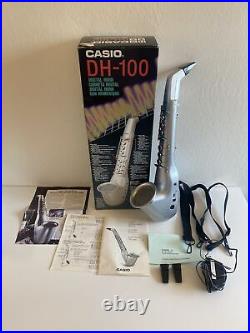 NOT WORKING Casio DH-100 Digital Horn/Saxophone Complete With Box AC Charger