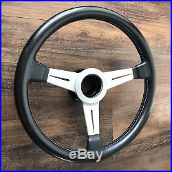 Nardi Classic 360mm Vintage Steering Wheel. With Ring, No Horn Silver Spoke FET