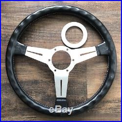 Nardi Classic 360mm Vintage Steering Wheel. With Ring, No Horn Silver Spoke FET