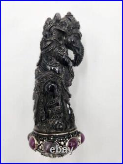 New Balinese Keris/Kris Handle with Ganesha Motif Buffalo Horn