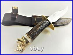 New Spanish MUELA AFRICAN BIG FIVE RHINO Hunting Knife In Box With Sheath