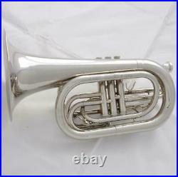 Newest Marching Baritone Siver nickel Horn Bb Keys with Case