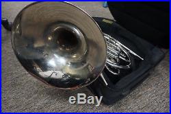 Opus USA Silver French Horn With Case Great Working Condition