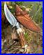 Outdoor-Survival-Damascus-Bowie-Knife-Hunting-Knife-Fixed-Blade-Stag-Antler-01-imp