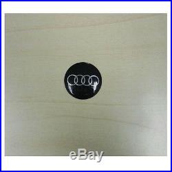 Personal Steering Wheel Horn Button Black with Silver Audi Logo MADE IN ITALY
