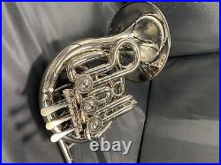 Piccolo French Horn with bell engraving used but in very good condition